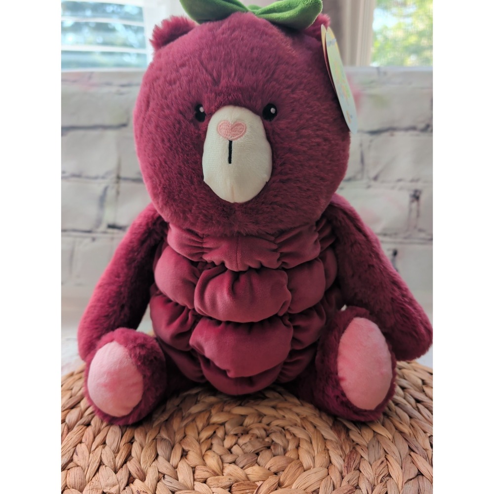 12" Raspbeary Raspberry Plush Stuffed Animal - Gigglescape™ NWT